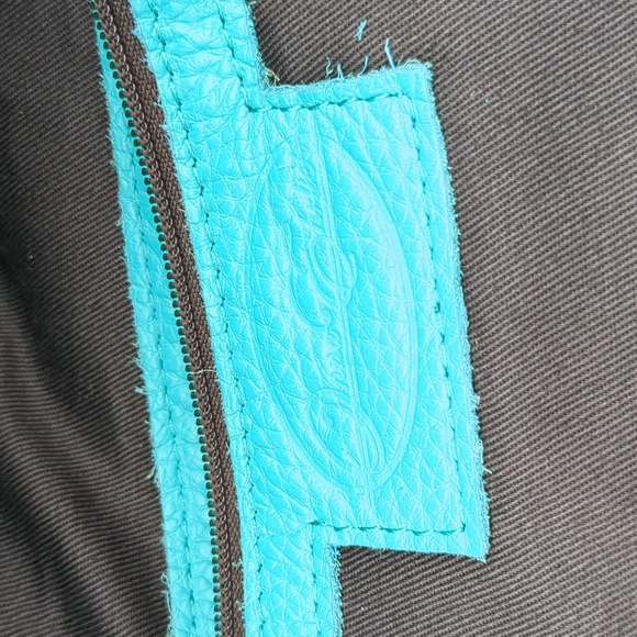 Onna Ehrich Cyan large leather bag - Picture 10 of 11